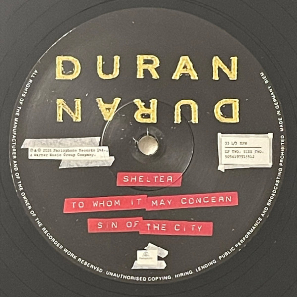 Виниловая пластинка Duran Duran - Duran Duran (The Wedding Album) - 2LP - рис.5
