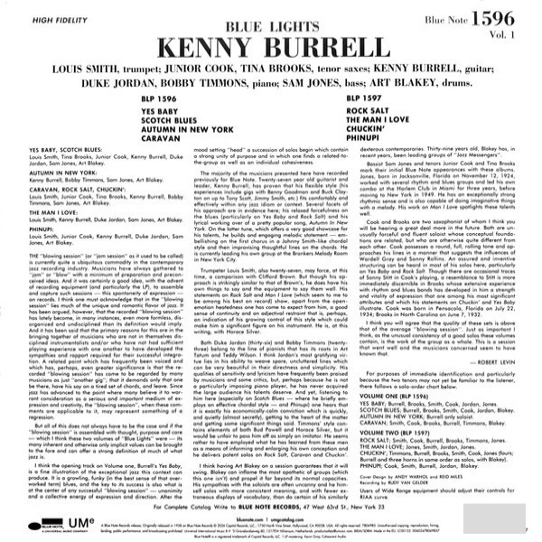 Виниловая пластинка Kenny Burrell - Blue Lights (Volume 1) LP - рис.4
