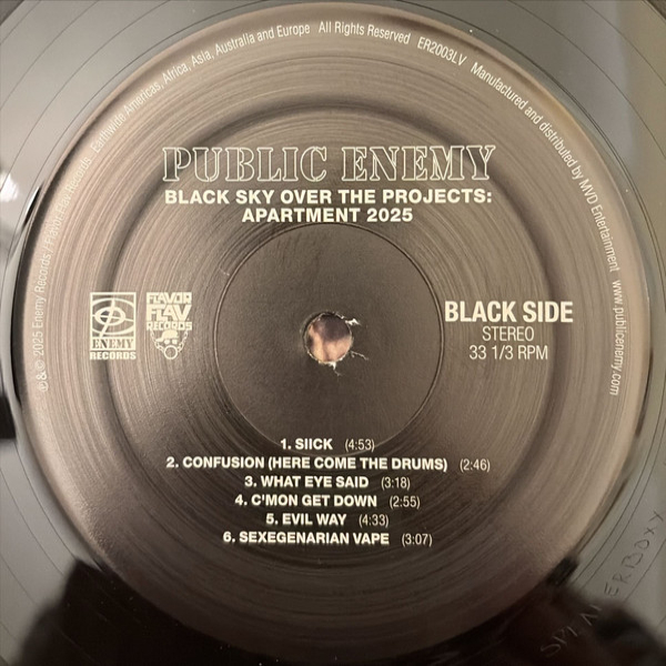 Виниловая пластинка Public Enemy – Black Sky Over The Projects: Apartment 2025 LP - рис.4