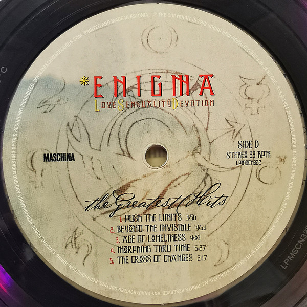 Виниловая пластинка Enigma - Love Sensuality Devotion (The Greatest Hits) - 2LP - рис.11