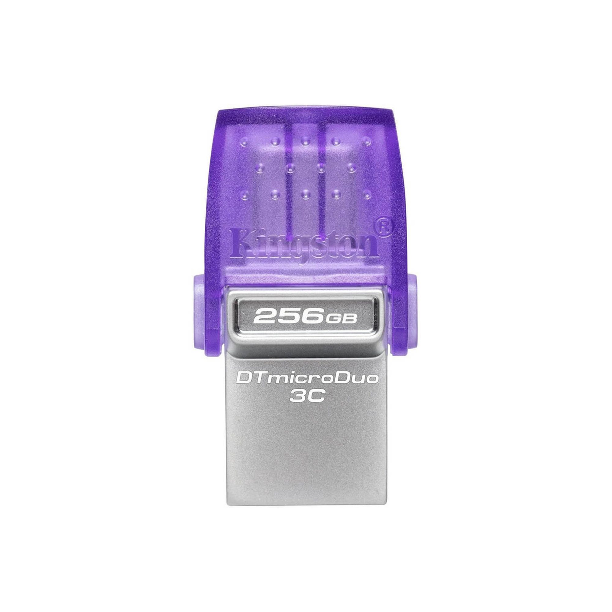 

USB Flash накопитель Kingston, Фиолетовый, DataTraveler microDuo 3C G3 256Gb Silver/Lilac