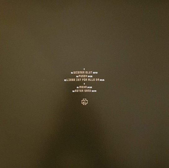 Виниловая пластинка Rammstein Liebe Ist Fur Alle Da - 2LP - рис.12