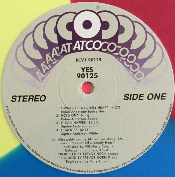 Виниловая пластинка Yes - 90125 - рис.3