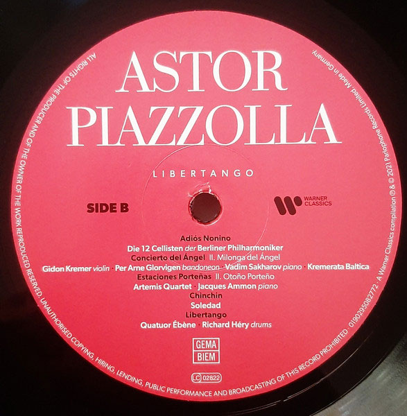 Виниловая пластинка Various Artists – Astor Piazzolla – Libertango LP - рис.3