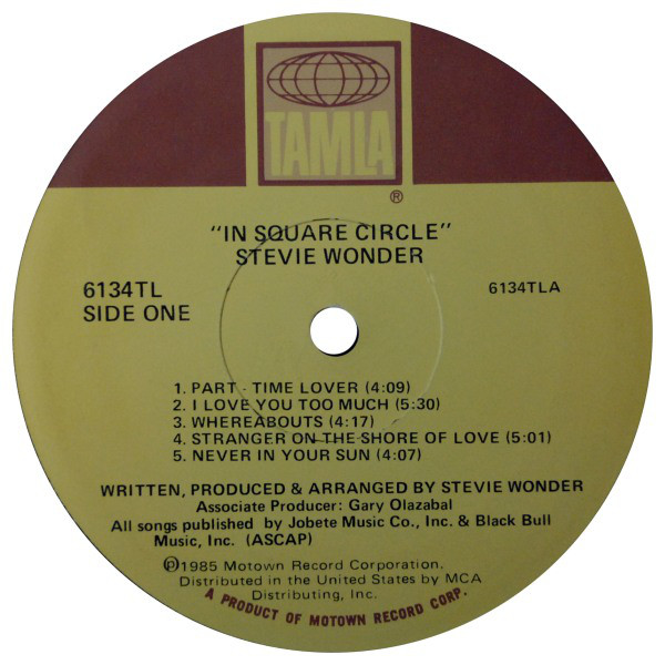 Виниловая пластинка Stevie Wonder - In Square Circle - рис.2
