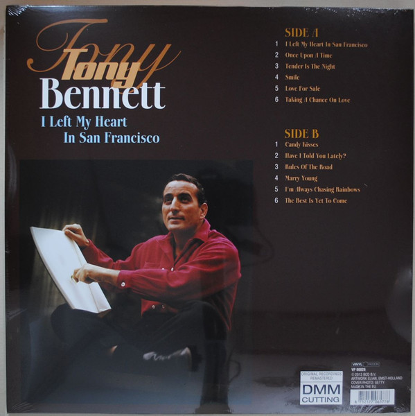 Виниловая пластинка Tony Bennett - I Left My Heart In San Francisco - LP - рис.1