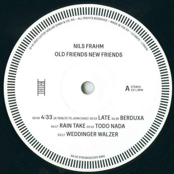 Виниловая пластинка Nils Frahm - Old Friends New Friends - 2LP - рис.3