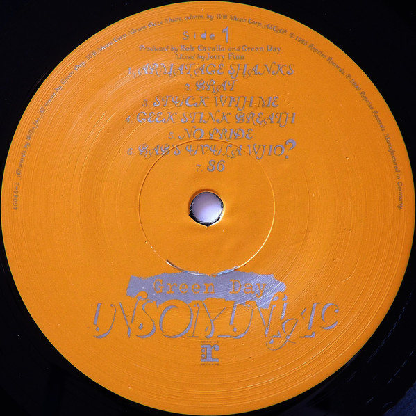 Виниловая пластинка Green Day - Insomniac - рис.3