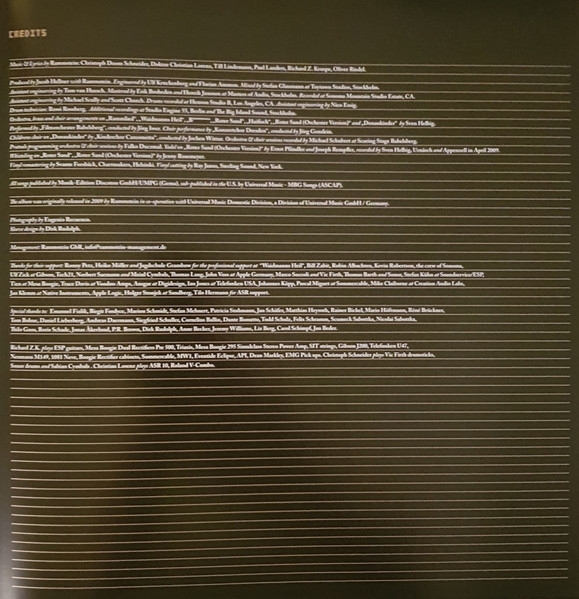 Виниловая пластинка Rammstein Liebe Ist Fur Alle Da - 2LP - рис.9