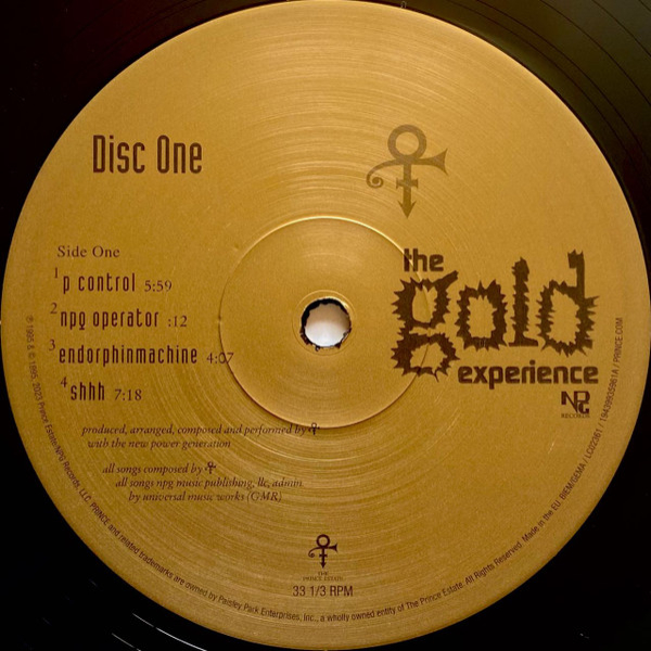 Виниловая пластинка The Artist (Formerly Known As Prince) – The Gold Experience - 2LP - рис.3