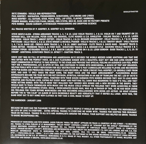 Виниловая пластинка Morcheeba - Big Calm - Red LP - рис.6