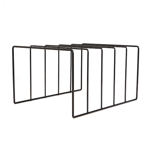 Подставка для пластинок MJI Audio Vinyl Records Holder R25 Black - рис.1