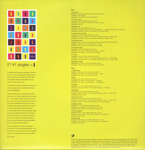 Виниловая пластинка The Beatles - 1 - 2LP - рис.10