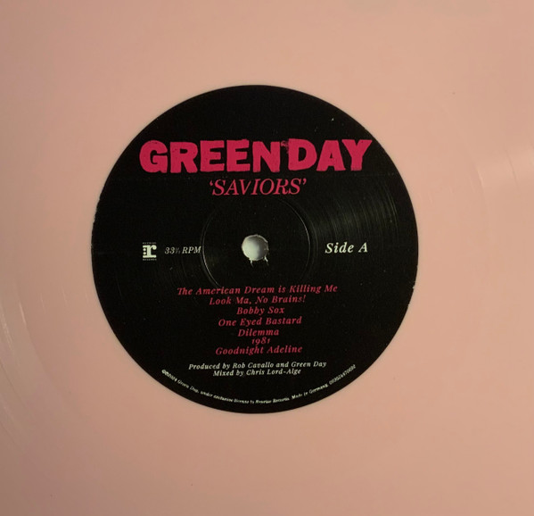 Виниловая пластинка Green Day – Saviors - Light Rose - LP - рис.2