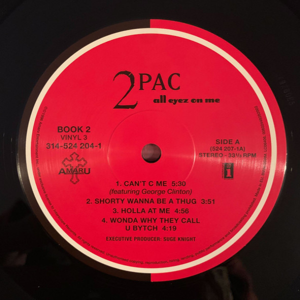 Виниловая пластинка 2Pac - All Eyez On Me - 4LP - рис.7
