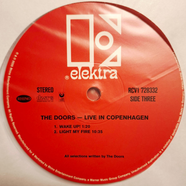 Виниловая пластинка The Doors – Live In Copenhagen (coloured) - 2LP - рис.8