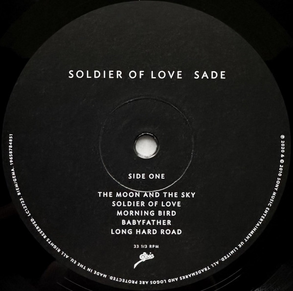 Виниловая пластинка Sade – Soldier Of Love (Half-Speed) LP - рис.2