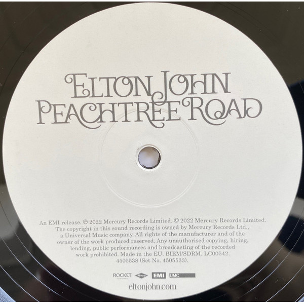Виниловая пластинка Elton John – Peachtree Road 2LP - рис.4