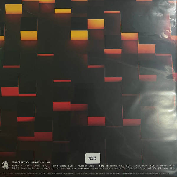 Виниловая пластинка C418 – Minecraft Volume Beta 2X Fire Splatter 2LP - рис.1