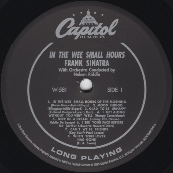 Виниловая пластинка Frank Sinatra - In The Wee Small Hours (Tone Poet) LP - рис.6