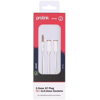 Кабель PROLINK Media professional Jack 3.5 4 pin (M) - 2x Jack 3.5 4 pin (F) - рис.3
