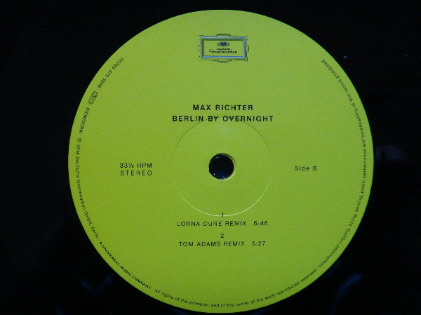 Виниловая пластинка Max Richter; Daniel Hope - Berlin By Overnight - рис.2
