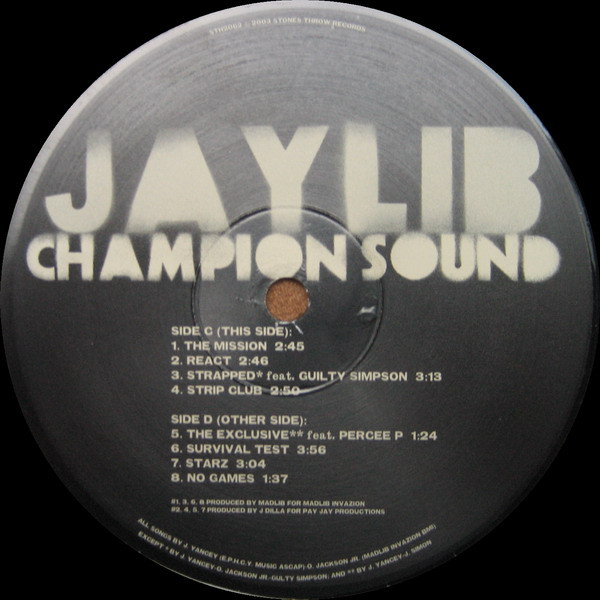 Виниловая пластинка Jaylib – Champion Sound - 2LP - рис.5