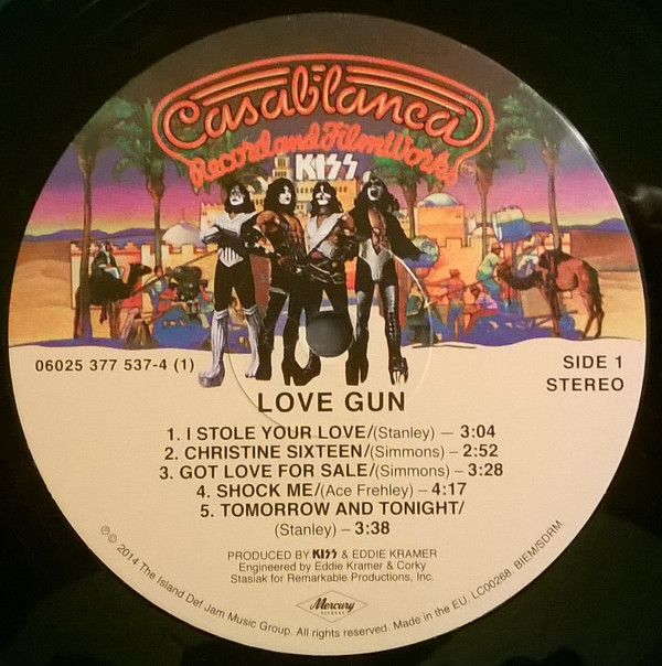 Виниловая пластинка Kiss - Love Gun - рис.2