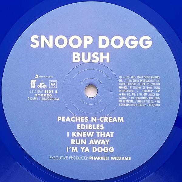 Виниловая пластинка Snoop Dogg - Bush - рис.1