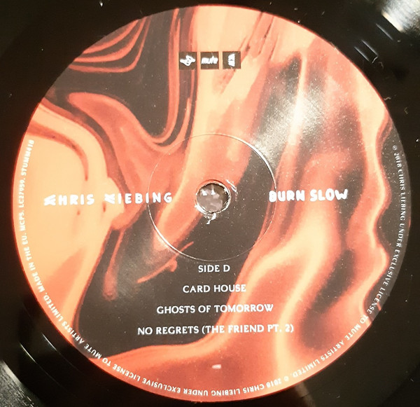 Виниловая пластинка Chris Liebing - Burn Slow - рис.3