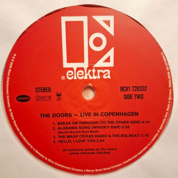 Виниловая пластинка The Doors – Live In Copenhagen (coloured) - 2LP - рис.7