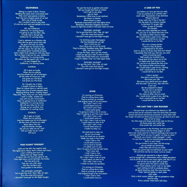 Виниловая пластинка Joni Mitchell - Blue LP - рис.3