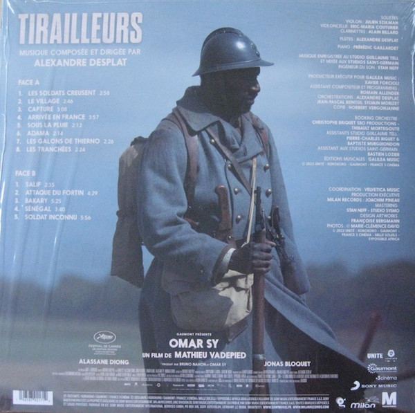 Виниловая пластинка Alexandre Desplat – Tirailleurs LP - рис.1