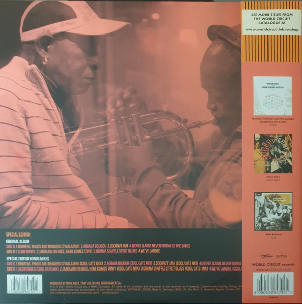 Виниловая пластинка Tony Allen And Hugh Masekela - Rejoice - LP - рис.1