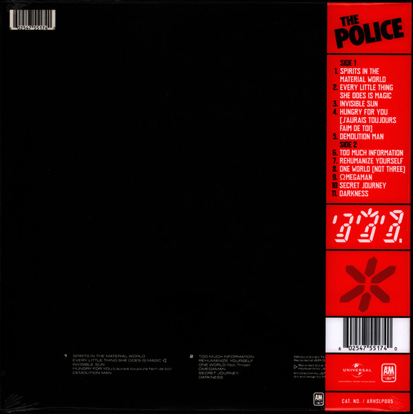 Виниловая пластинка The Police - Ghost In The Machine - рис.1