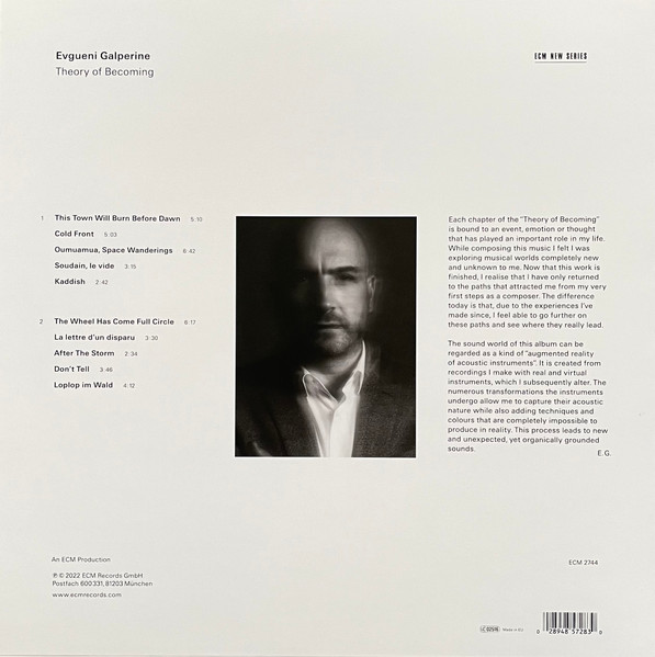 Виниловая пластинка Evgueni Galperine – Theory Of Becoming LP - рис.1