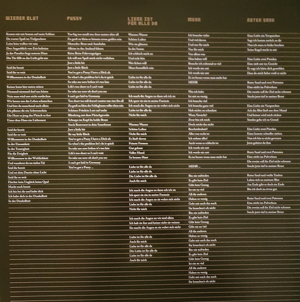 Виниловая пластинка Rammstein Liebe Ist Fur Alle Da - 2LP - рис.7