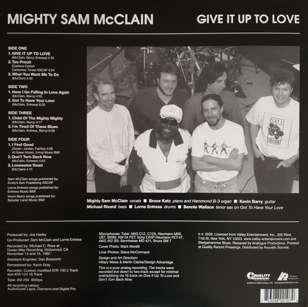 Виниловая пластинка Mighty Sam McClain – Give It Up To Love - Analogue Productions 2LP - рис.1