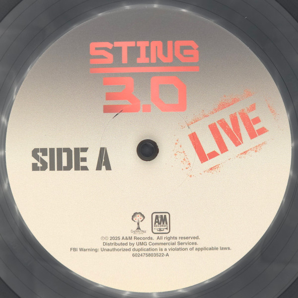 Виниловая пластинка Sting - Sting 3.0 Live - Deluxe Edition, RSD 2025 - 2LP - рис.1
