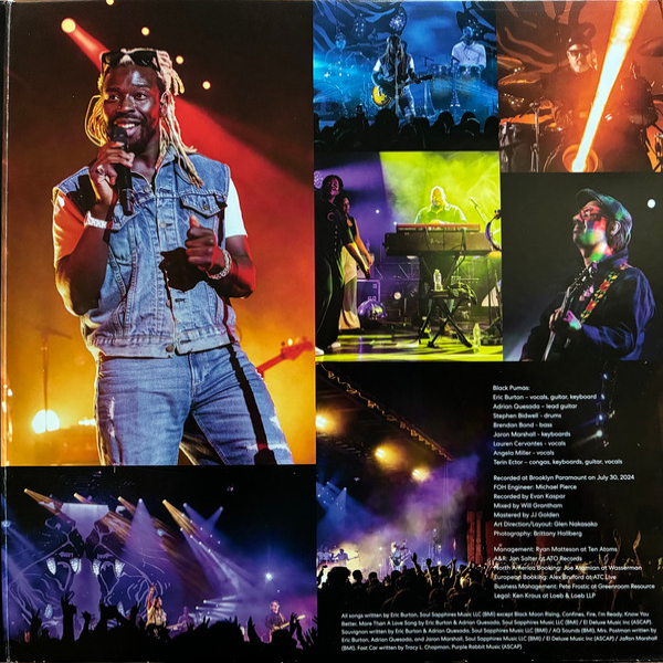 Виниловая пластинка Black Pumas - Live From Brooklyn Paramount - 2LP+CD - рис.4