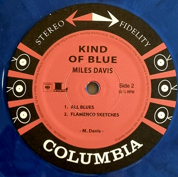 Виниловая пластинка Miles Davis - Kind Of Blue (Blue Marbled) LP - рис.6