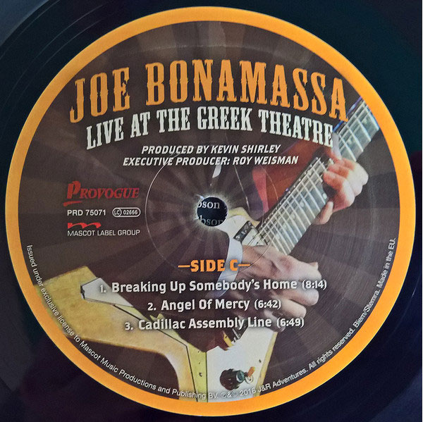 Виниловая пластинка Joe Bonamassa – Live At The Greek Theatre 3 LP - рис.4