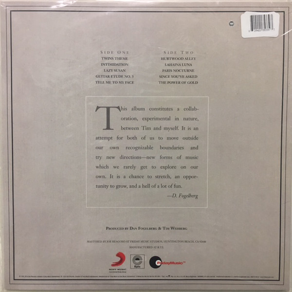 Виниловая пластинка Dan Fogelberg; Tim Weisberg - Twin Sons Of Different Mothers - рис.1