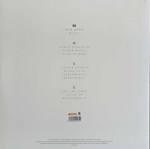 Виниловая пластинка Muse - Origin Of Symmetry: XX Anniversary RemiXX - LP - рис.1