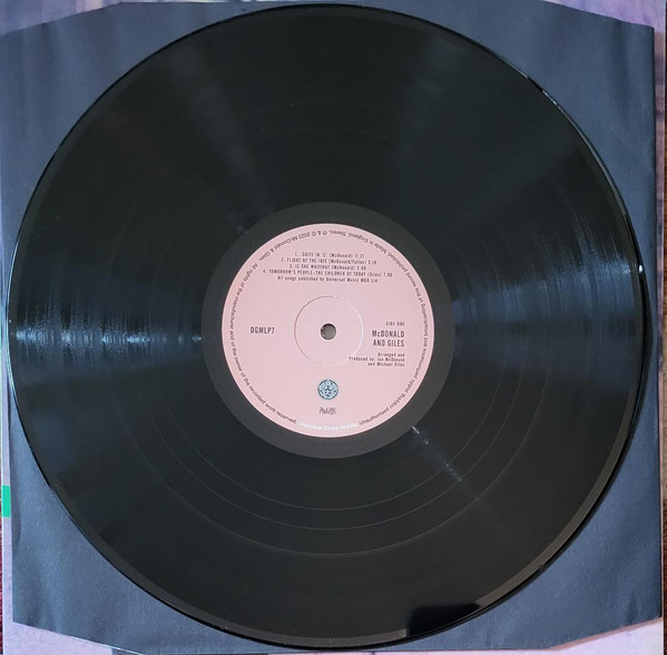 Виниловая пластинка McDonald & Giles – McDonald and Giles LP - рис.4