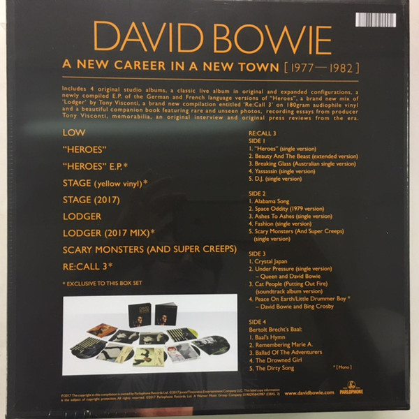 Виниловая пластинка David Bowie - A New Career In A New Town [1977-1982] - рис.1