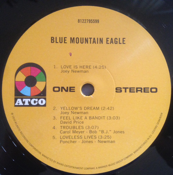 Виниловая пластинка Blue Mountain Eagle - Blue Mountain Eagle - рис.1