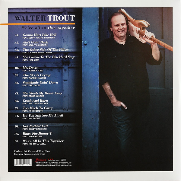 Виниловая пластинка Walter Trout - We're All In This Together - рис.3