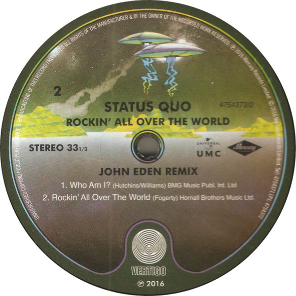 Виниловая пластинка Status Quo - Rockin' All Over The World - John Eden Remix - рис.3