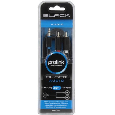 Кабель PROLINK Jack 3.5 (M) - 2RCA (M) 1,5 м - рис.3